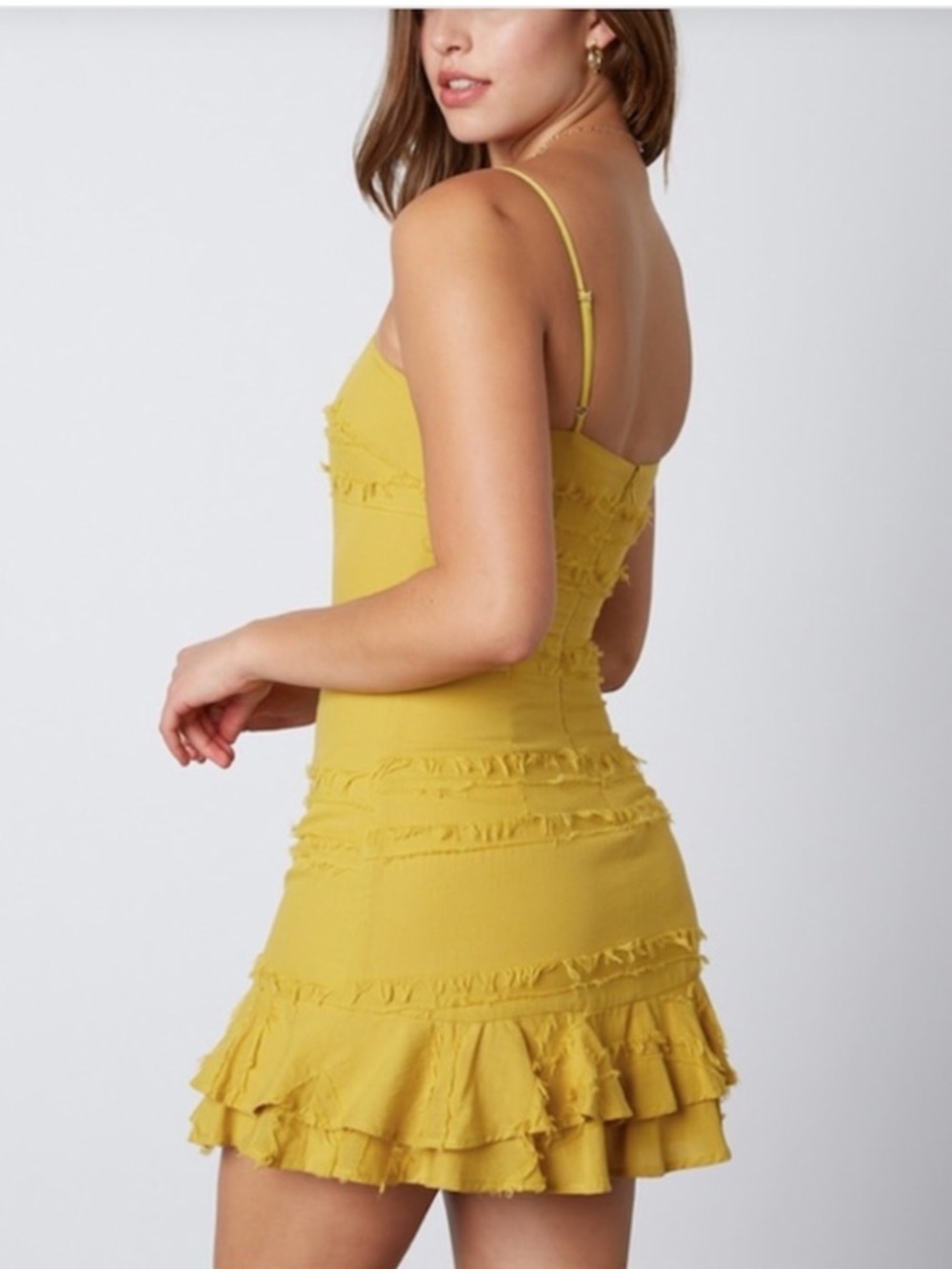 Cotton Candy Ruffle Mini Dress - Picture 2 of 6
